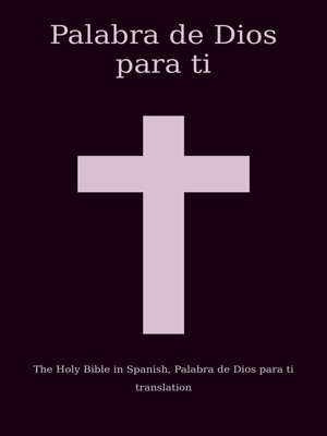 cover image of Palabra de Dios para ti